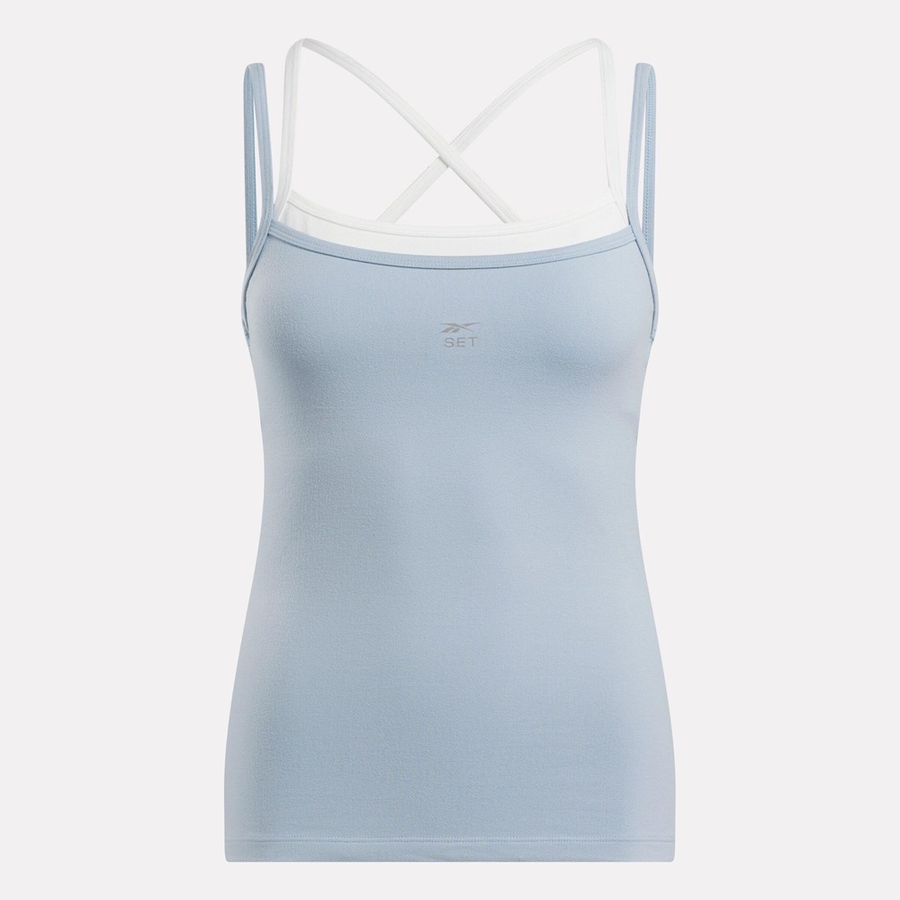 NWT Set Active X Reebok Formcloud Tribute Tank Heirloom Womens M Sporty Gym